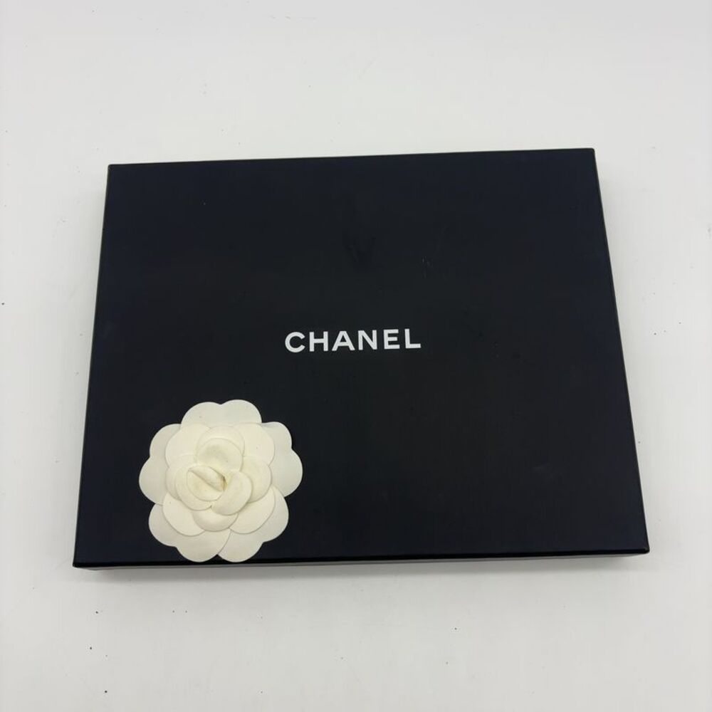 CHANEL Crystal Beaded CC Long Necklace Silver - Picture 7 of 7